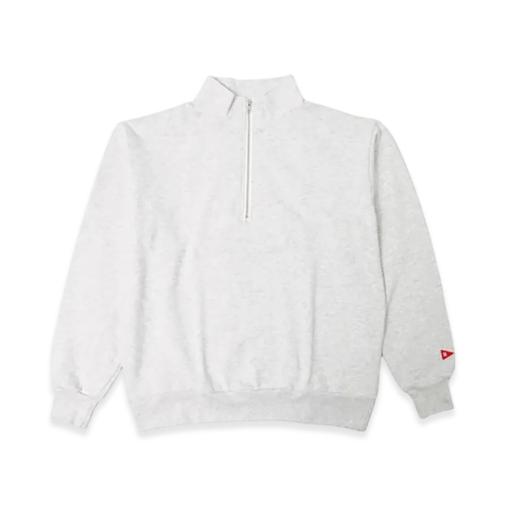 Healthknit Classic Sweat Half Zip "Ash Gray"