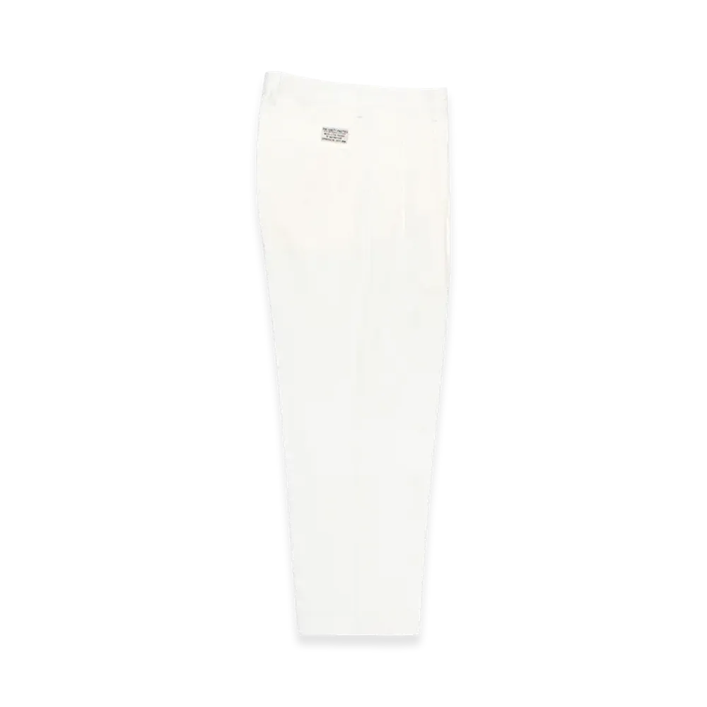 WACKO MARIA Double Pleated Chino Trousers "White"