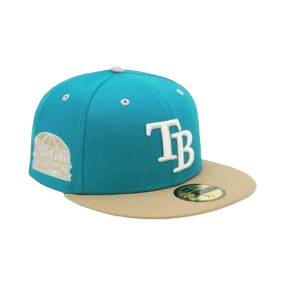 NEW ERA x THE CAP 59Fifty Lake Mirror TOKOROZAWA EXCLUSIVE Tampa Bay Rays "Blue/Beige"