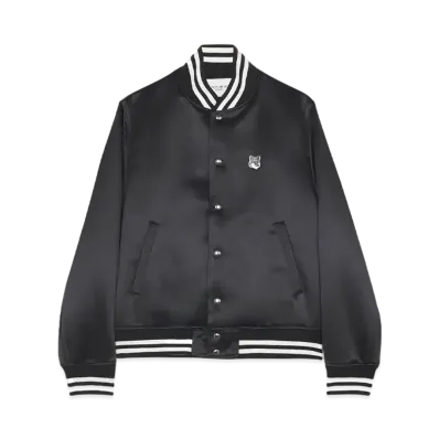 Maison Kitsune Satin Teddy "Black"