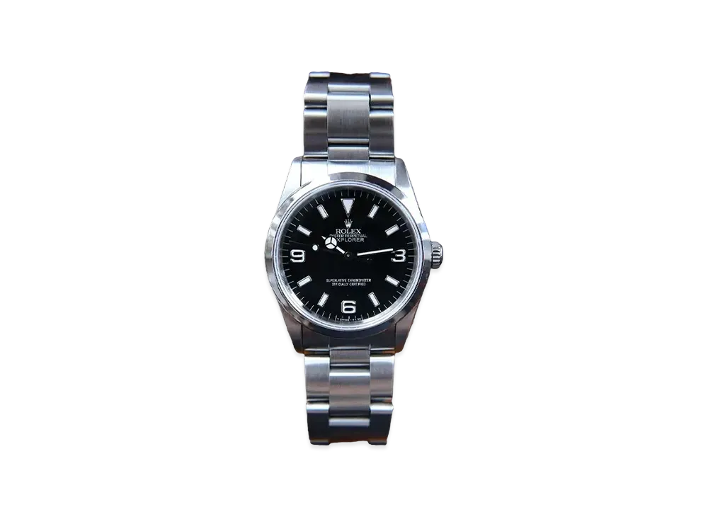 ROLEX Explorer I "Black/Stainless Steel"