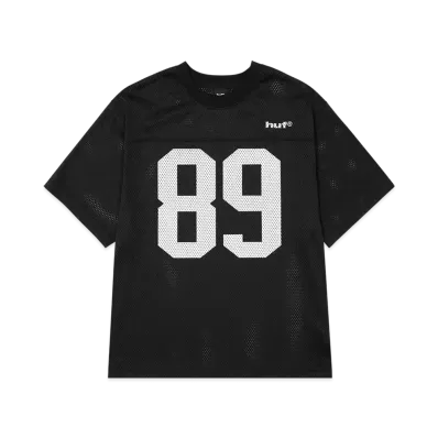 HUF Eightynine Mesh Football Crew "Black"