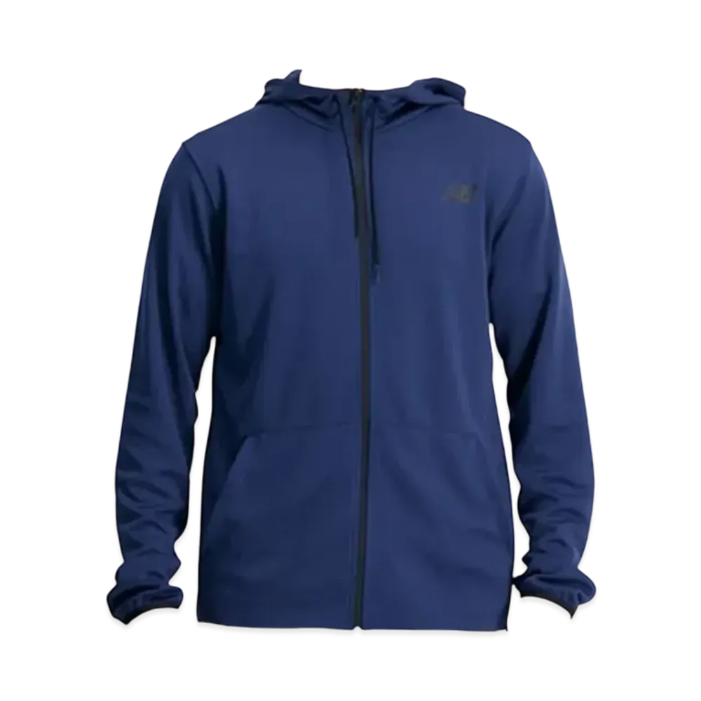 New Balance Tenacity Grit Full Zip Hoodie Jacket "NB Navy"