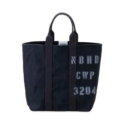 NEIGHBORHOOD Canvas Tote Bag "Black"
