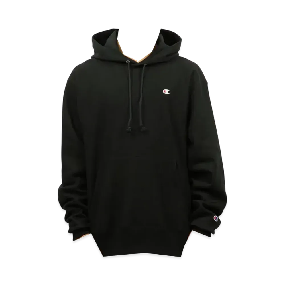 Champion Reverse Weave Heavyweight 12Oz Pullover Hoodie "Black"