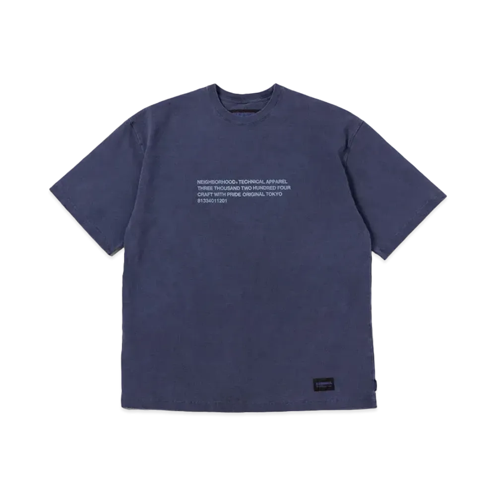 NEIGHBORHOOD Pigment Dyed Crewneck SS "Navy"