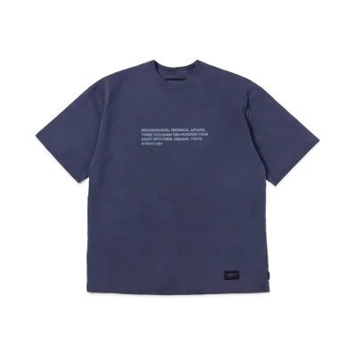 NEIGHBORHOOD Pigment Dyed Crewneck SS "Navy"