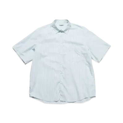uniform experiment Stripe S/S Shirt "Light Blue"