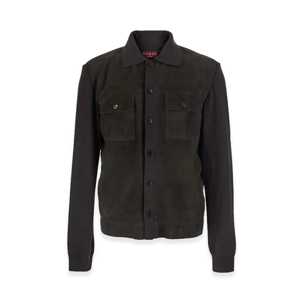 GUCCI Long Sleeve Shirt "Brown"