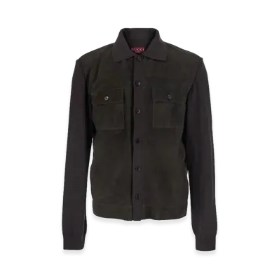 GUCCI Long Sleeve Shirt "Brown"