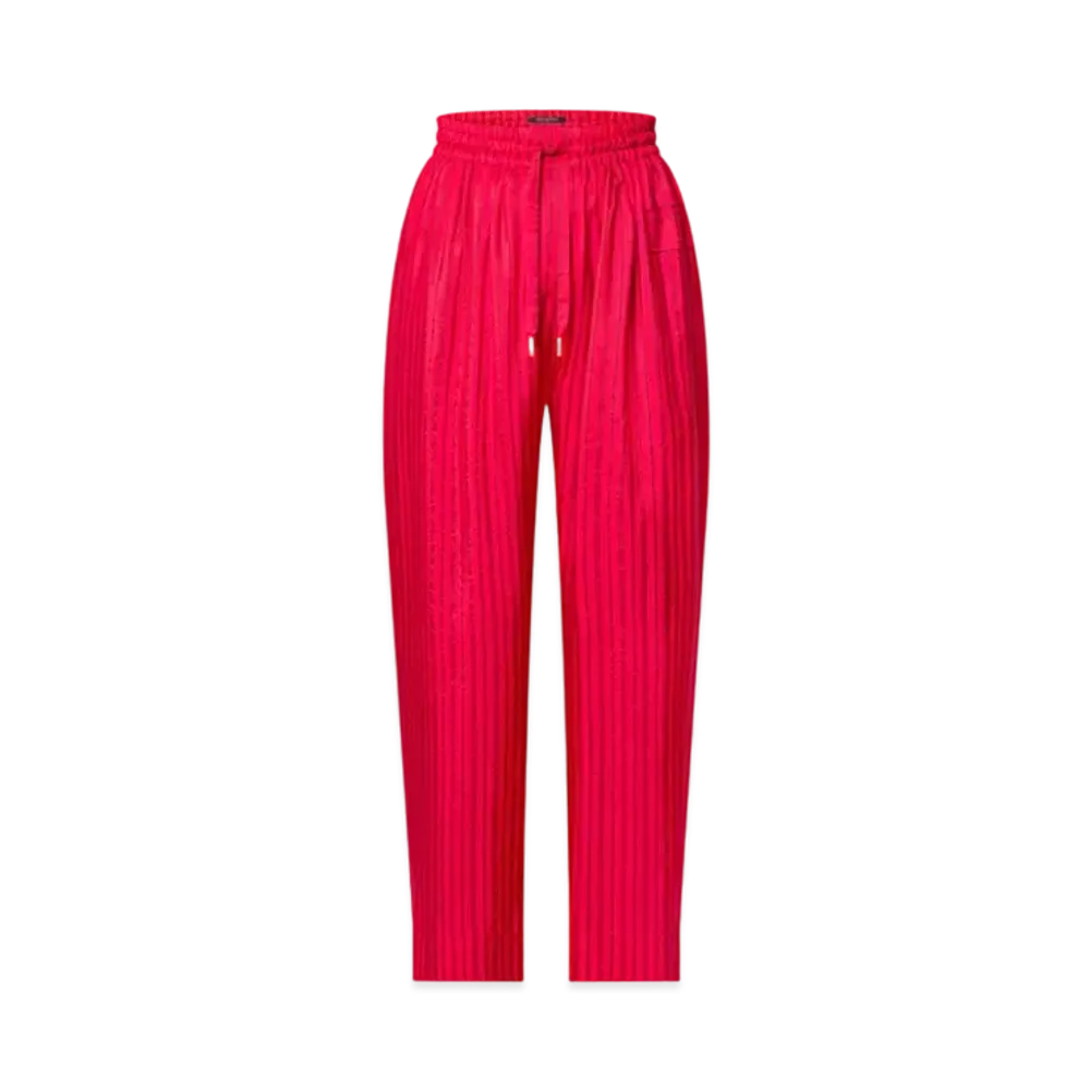 Louis Vuitton Neverfull Stripes Pajama Pants "Cherry"
