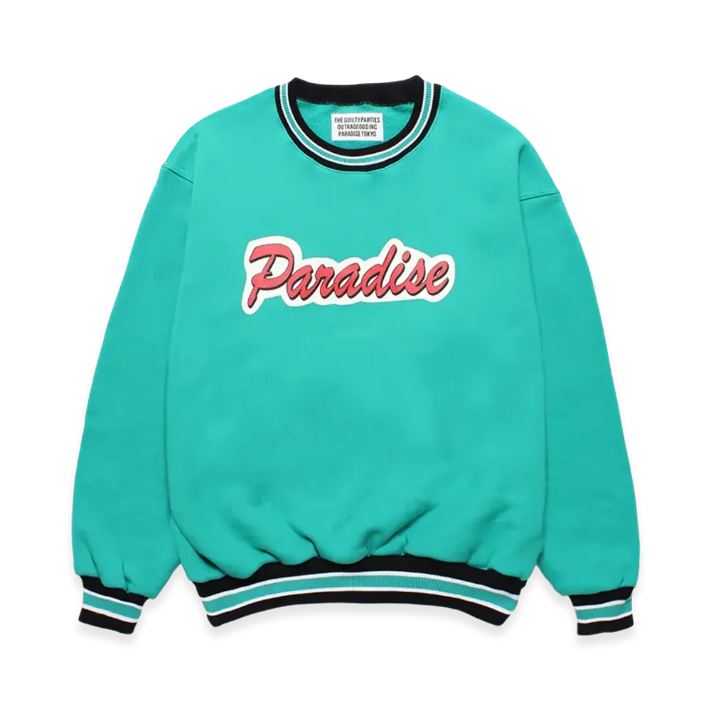 WACKO MARIA Middle Weight Sweat Shirt "Mint"