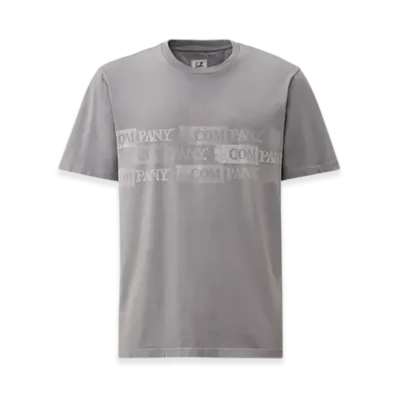 C.P. Company 24/1 Jersey Horizontal Logo T-Shirt "Lavander Violet"