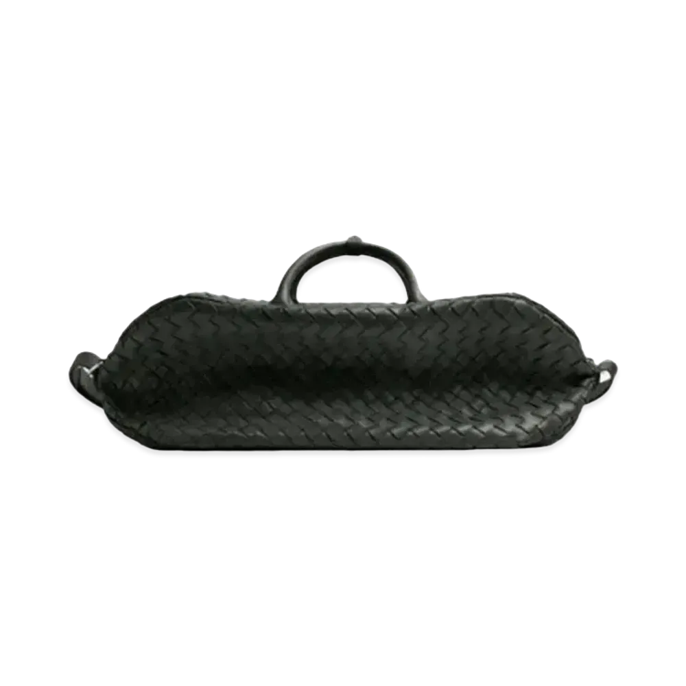 Bottega Veneta Intrecciato Pop Up Duffel "Dark Green"