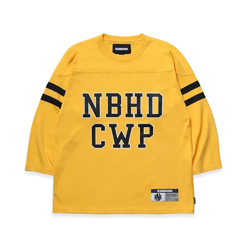 NEIGHBORHOOD Football Shirt LS "Yellow"