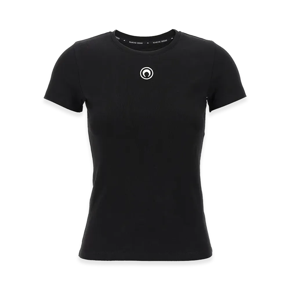 Marine Serre Women's T-Shirts "Black"