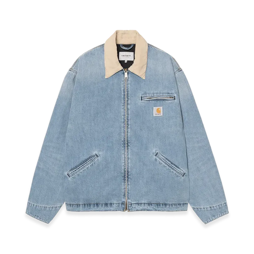 Carhartt WIP OG Detroit Jacket "Blue/Dusty H Brown/Burst Washed"