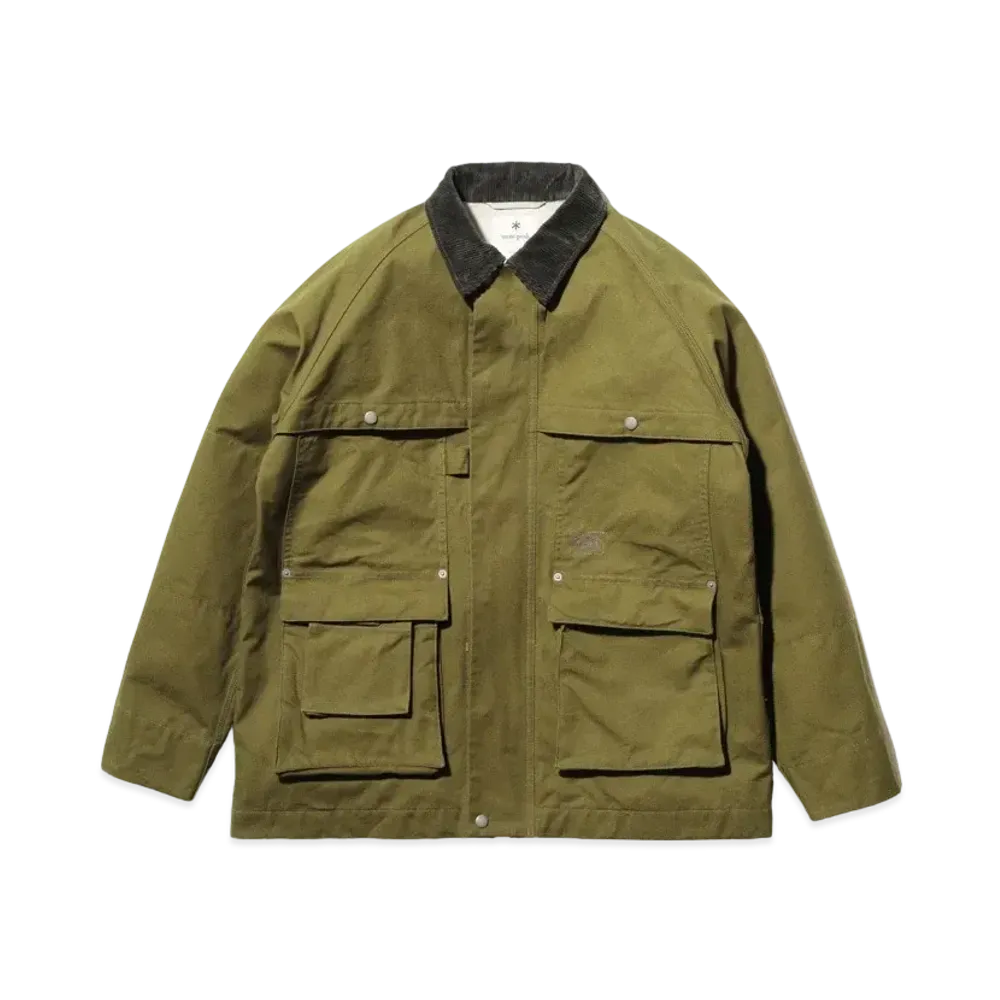snow peak TAKIBI Canvas Jacket "Olive"