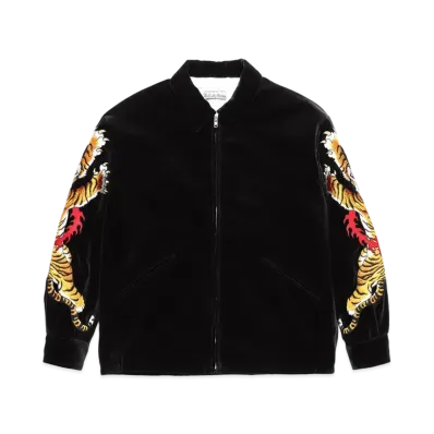 WACKO MARIA TIM LEHI / VELOUR VIETNAM JACKET "Black"