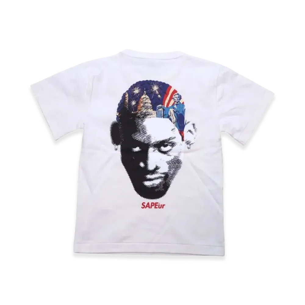 SAPEur Kids Independence Day Head Tee S/S Tee "White"