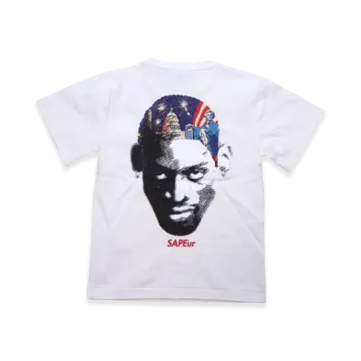 SAPEur Kids Independence Day Head Tee S/S Tee "White"