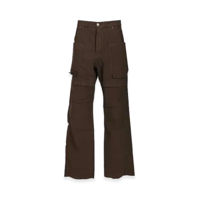 Rick Owens DRKSHDW Stefan Cargo Denim Pants "Brown"