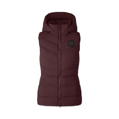 CANADA GOOSE Clair Vest Black Label "Garnet Stone"