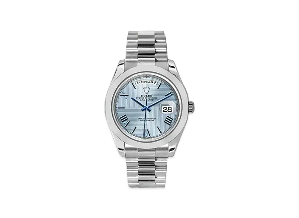 ROLEX Day-Date 40 Ice Blue Dial 228206