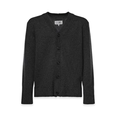 MM6 Maison Margiela Wool Cardigan "Gray"