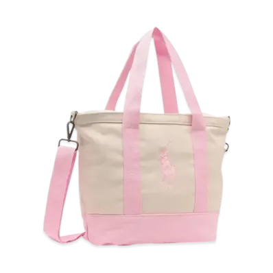 Polo Ralph Lauren Big Pony Player Tote "Pink"