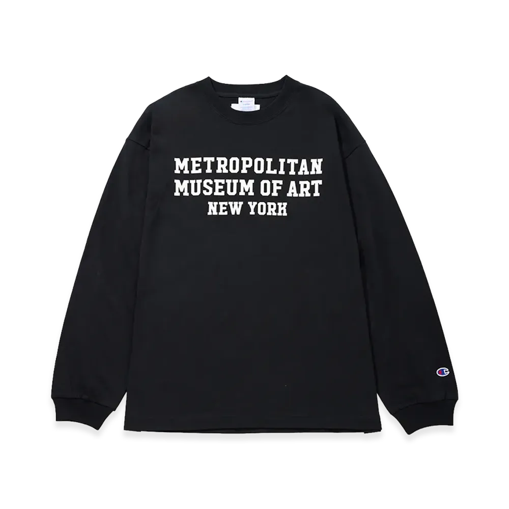 V.A. x The Metropolitan Museum of Art x Champion L/S Tee "Black"
