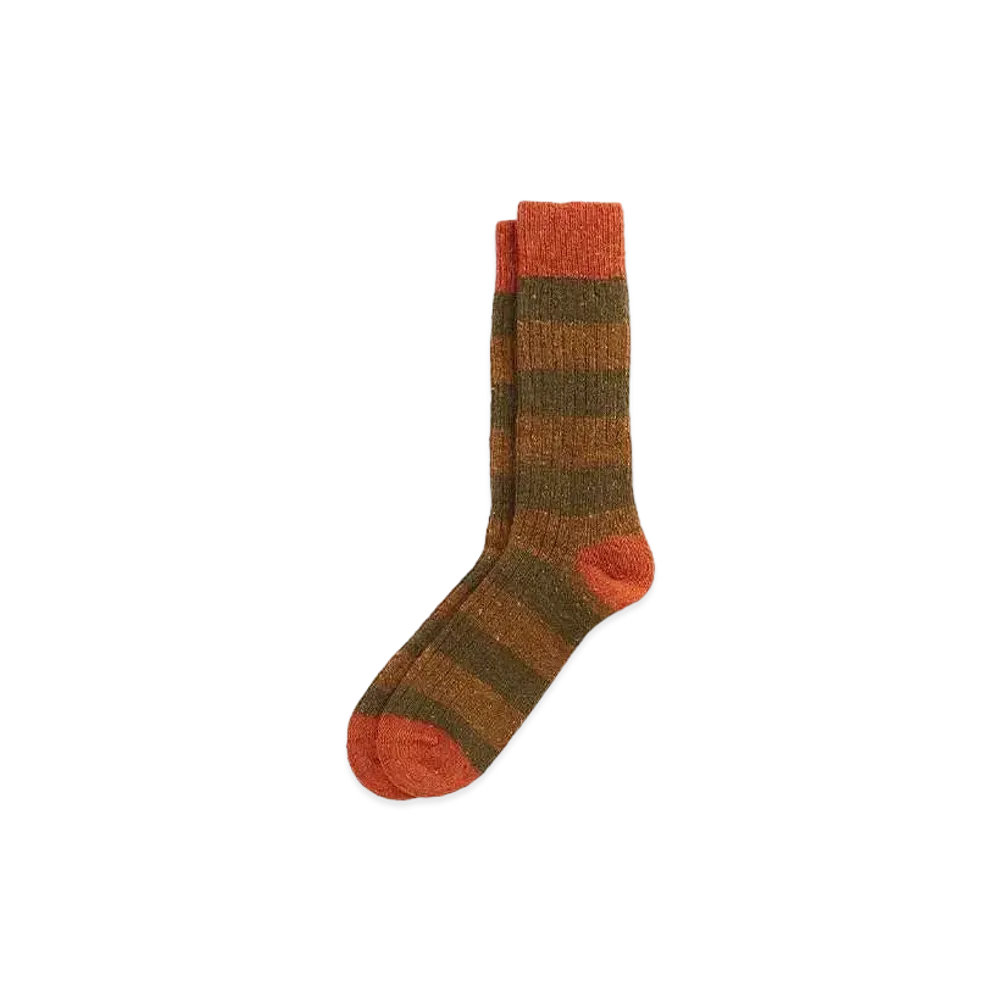 Barbour Horton Border Socks "Brown"