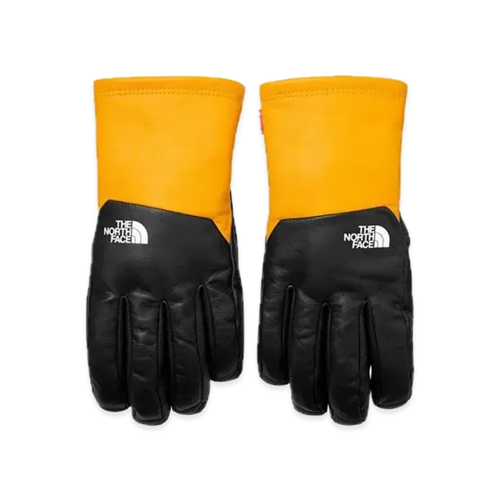 Supreme x The North Face Leather Gloves "Yellow"