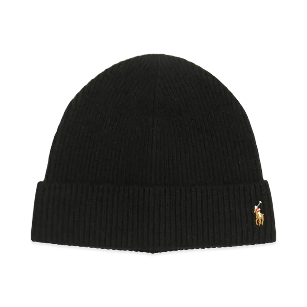 Polo Ralph Lauren Signature Cuff Hat "Black"