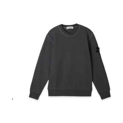 Stone Island Sweatshirt 6100044 Organic Cotton Fleece "Melangedarkgrey"