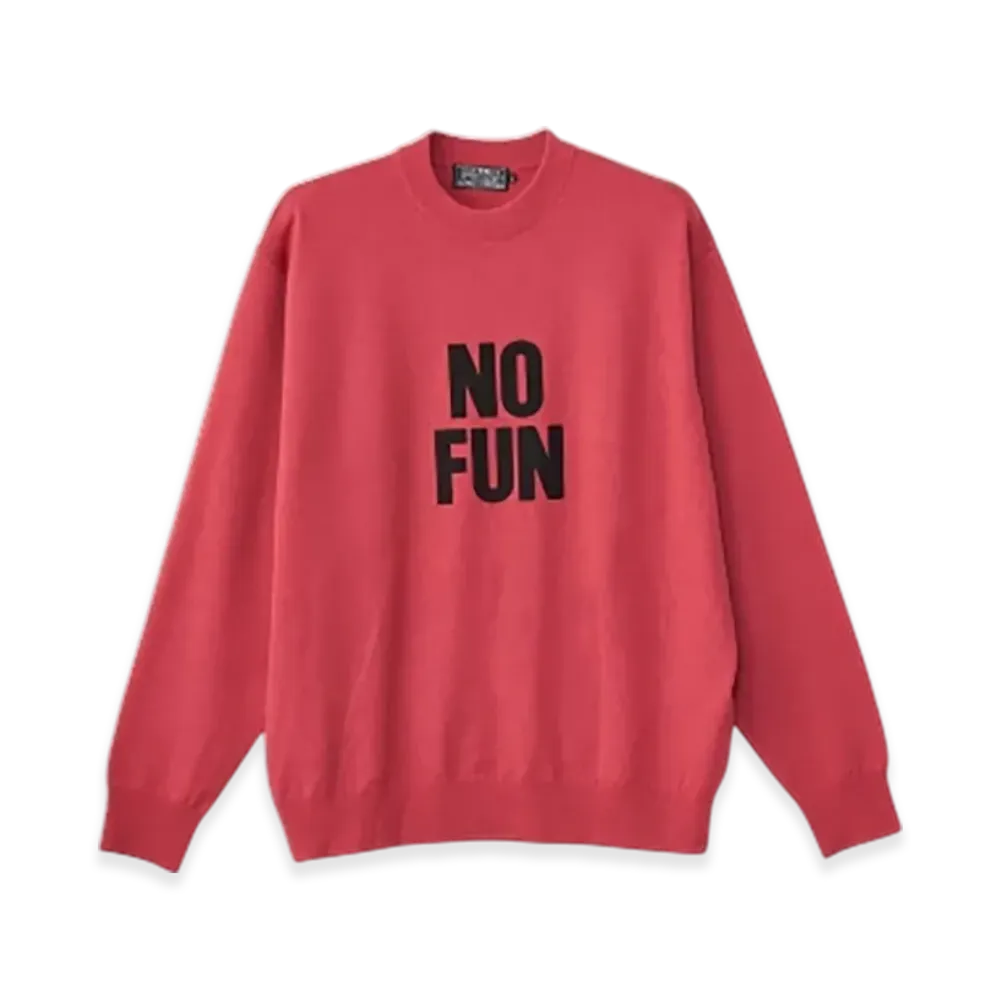 HYSTERIC GLAMOUR No Fun Sweater "Pink"