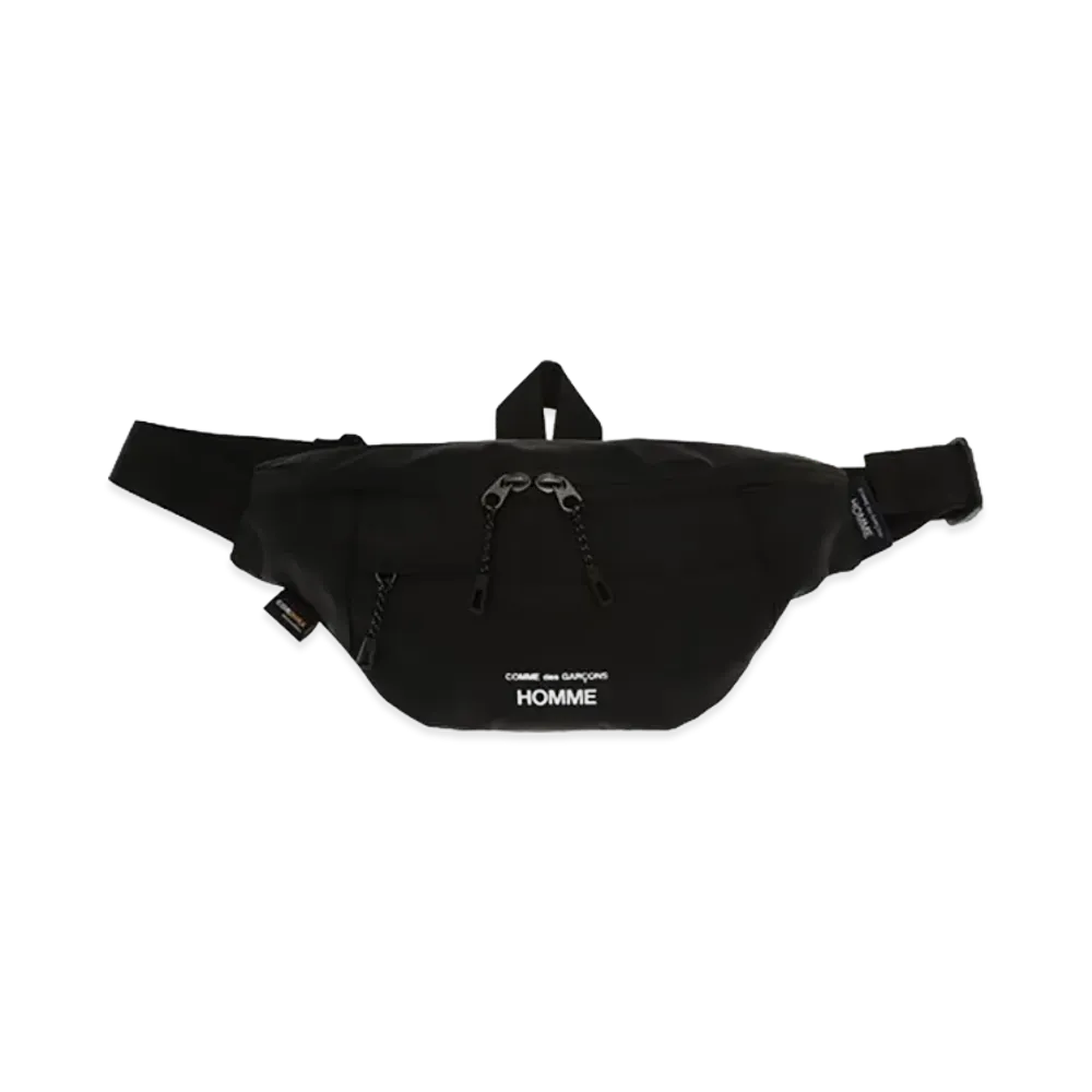 COMME des GARCONS HOMME Polyester Cordura Waist Bag "Black"