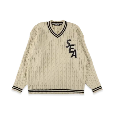 WIND AND SEA TILDEN SWEATER "Off White"