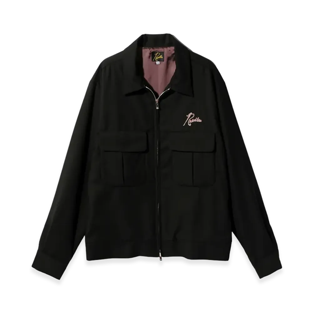 NEEDLES PE/W Gabardine Sport Jacket "Black"