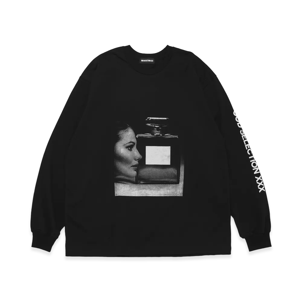 GOD SELECTION XXX Perfume Photo Graphic Long Sleeve Tee GX-S26-LT-03 "Black"