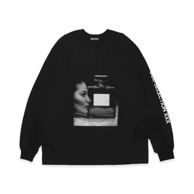 GOD SELECTION XXX Perfume Photo Graphic Long Sleeve Tee GX-S26-LT-03 "Black"