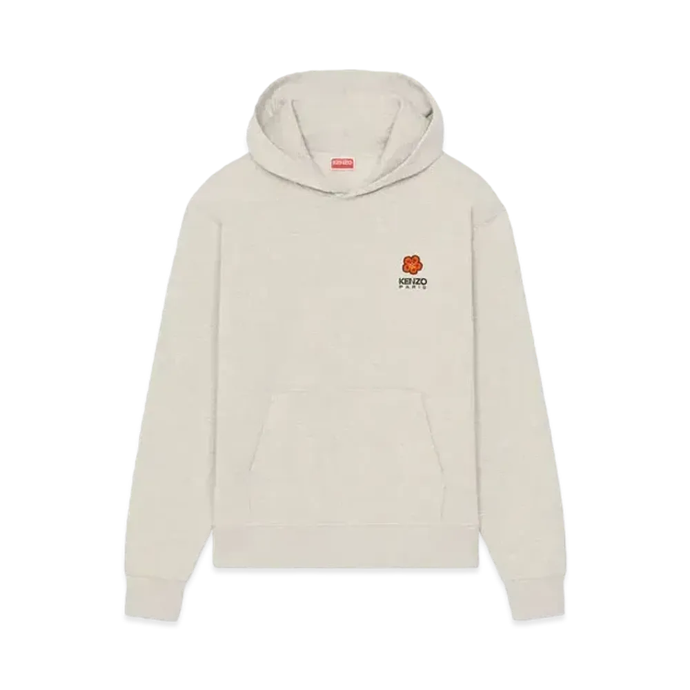 KENZO 'BOKE FLOWER' Crest Embroidery Sweat "Pale Grey"