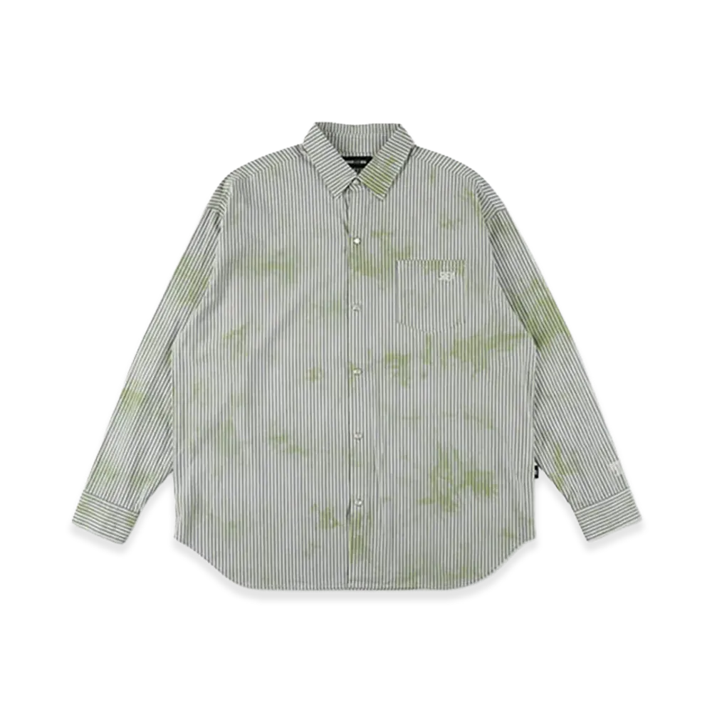 WIND AND SEA Tiedye Essentials L/S Shirt "Navy Green"