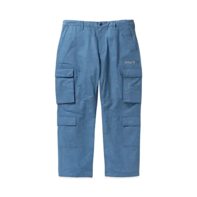 BlackEyePatch RIPSTOP DENIM CARGO PANTS "Blue"