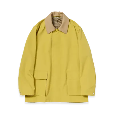 AURALEE Wool Max Canvas Blouson "Mustard Yellow"