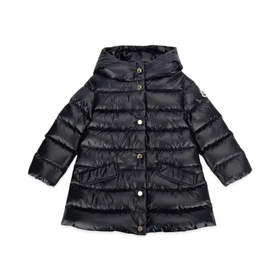 MONCLER Kids Ibida Long Coat "Dark Blue"