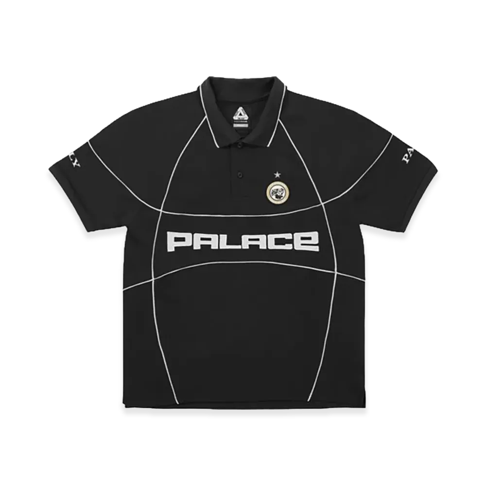 PALACE Pro Team Piped Polo "Black"