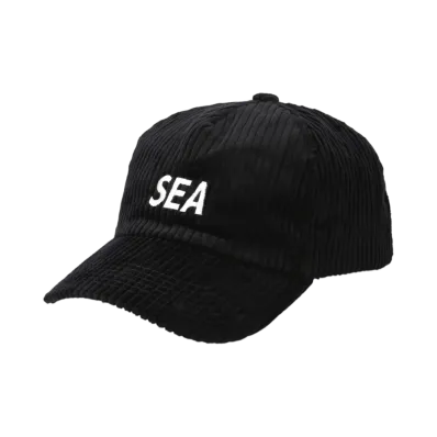 WIND AND SEA Sea Logo Corduroy Cap "Black"