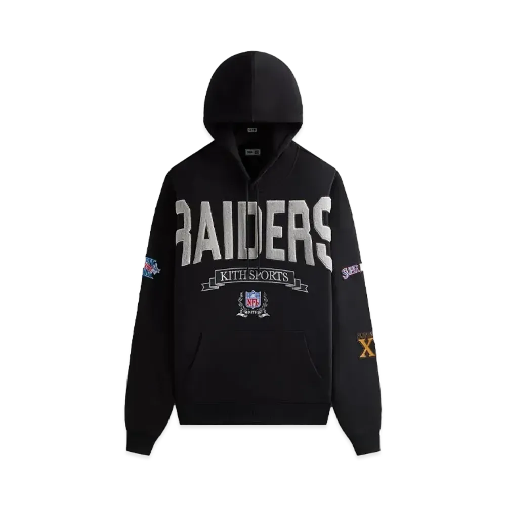 Kith & '47 For The NFL: Raiders Nelson Hoodie "Black"