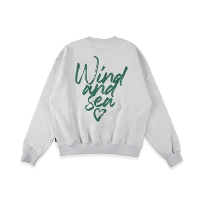 WIND AND SEA Heart Logo Sweatshirt "Gray"
